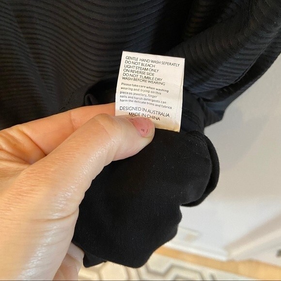 ELLIATT Atmosphere Dress in Carbon Black L NWT - Picture 10 of 11